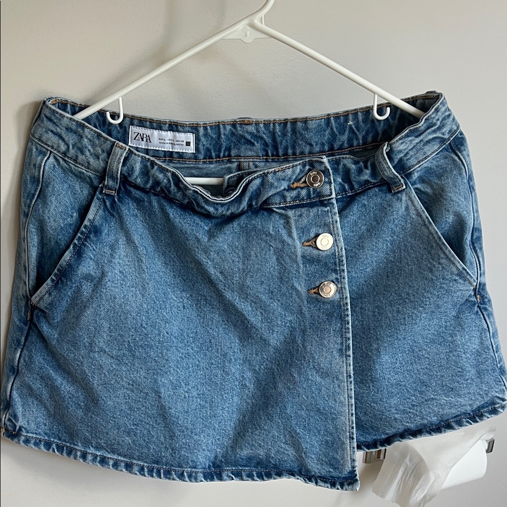 Zara Light Blue Jean Shorts for Women